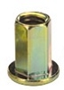 Sherex, CFH2-3716-115, Rivetnut Insert, 3/8-16 UNC-3B (.030-.115 Grip) Full-Hex Body, Large Flange Head, Steel, Zinc Yellow